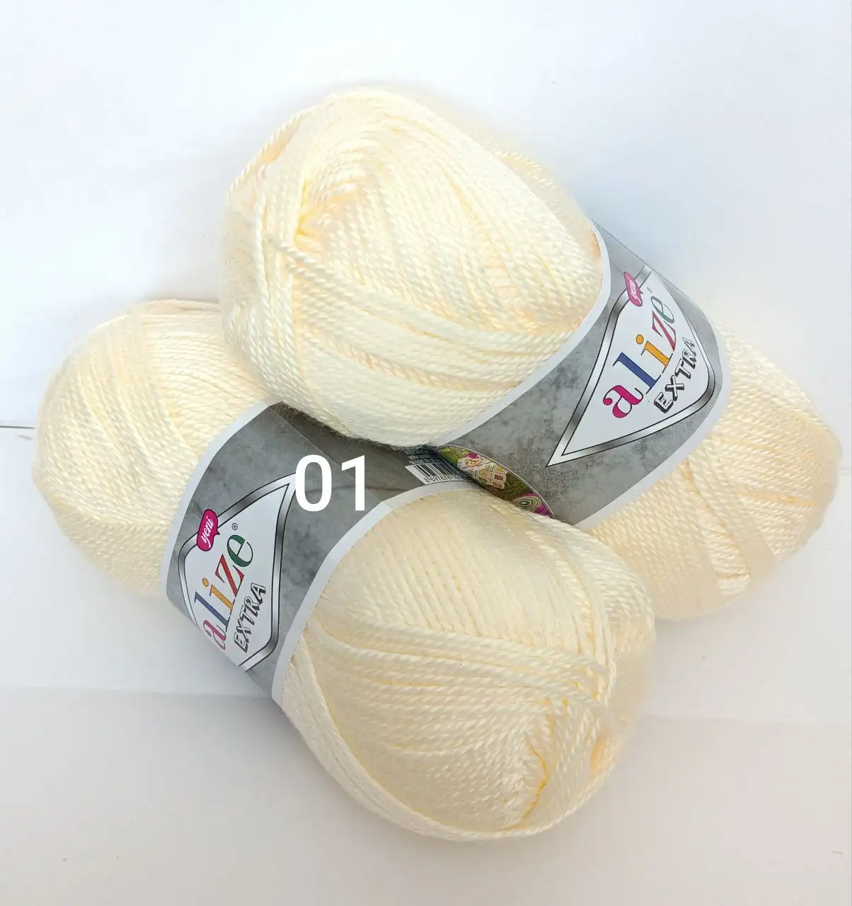 Пряжа Alize Extra 01