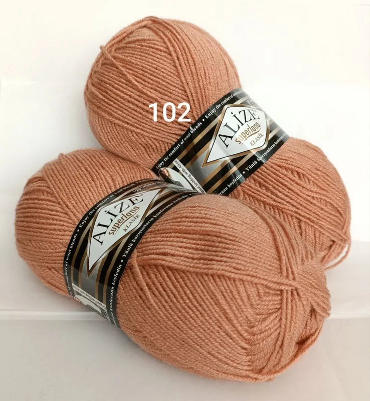 Пряжа Superlana Klasik 102 Пряжа Superlana Klasik 102