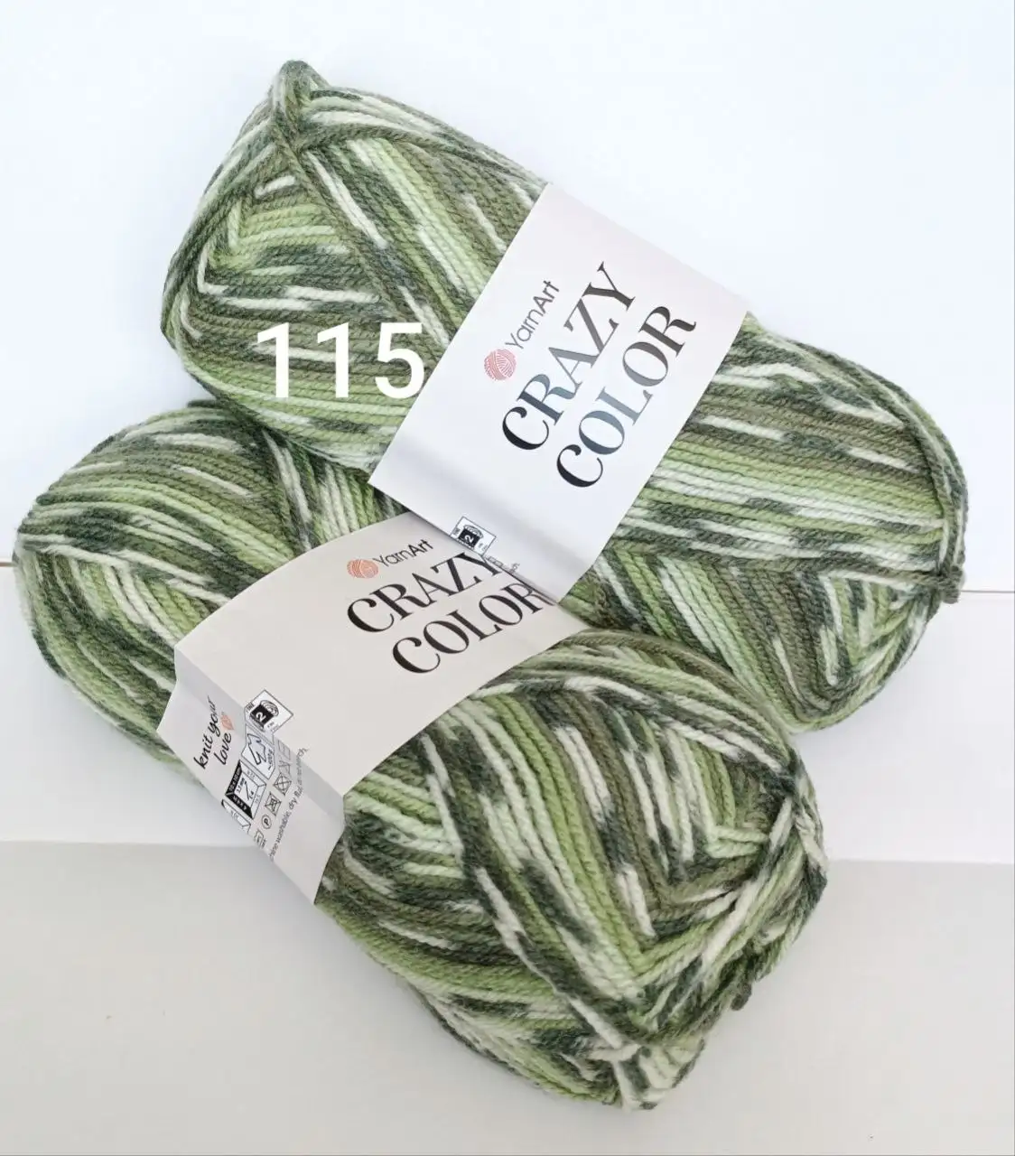 Пряжа YarnArt Crazy Color 115