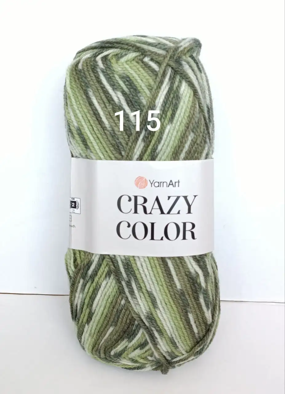 Пряжа YarnArt Crazy Color 115
