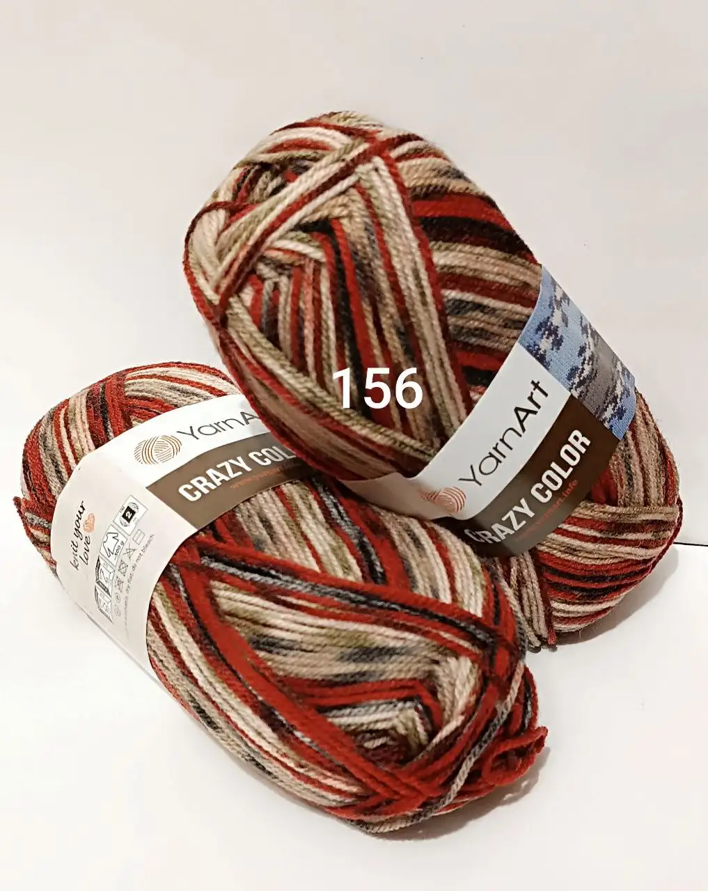 YarnArt Crazy Color 156
