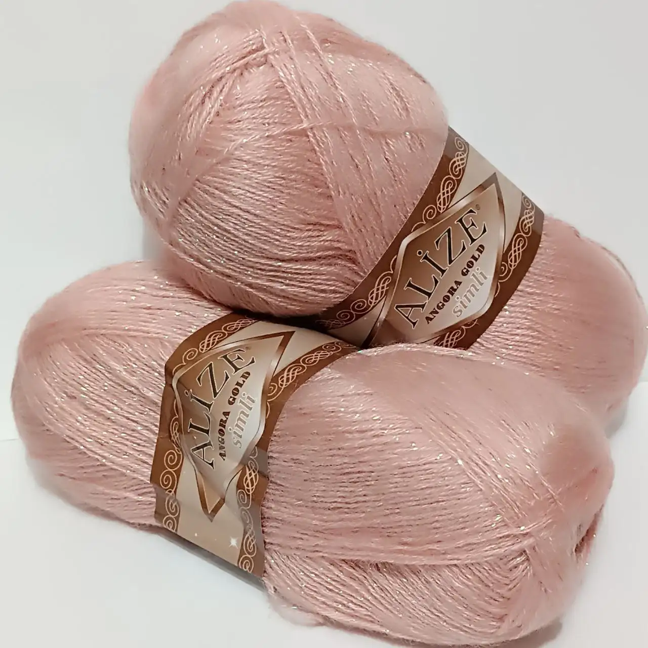 Пряжа ALIZE Angora Gold Simli 161