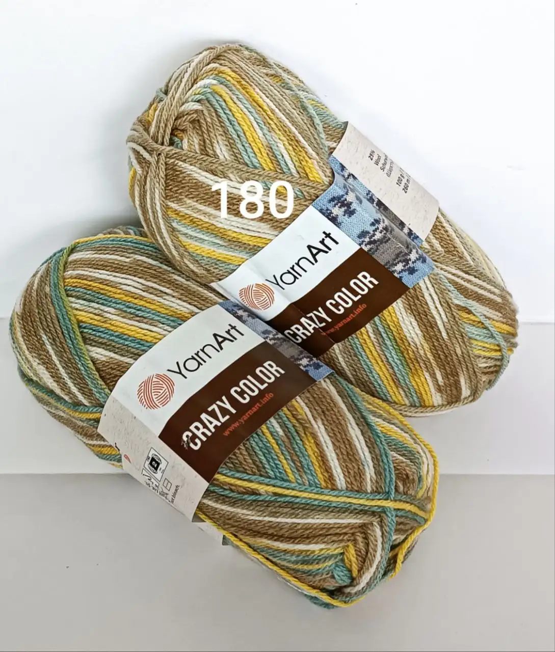 Пряжа YarnArt Crazy Color 180