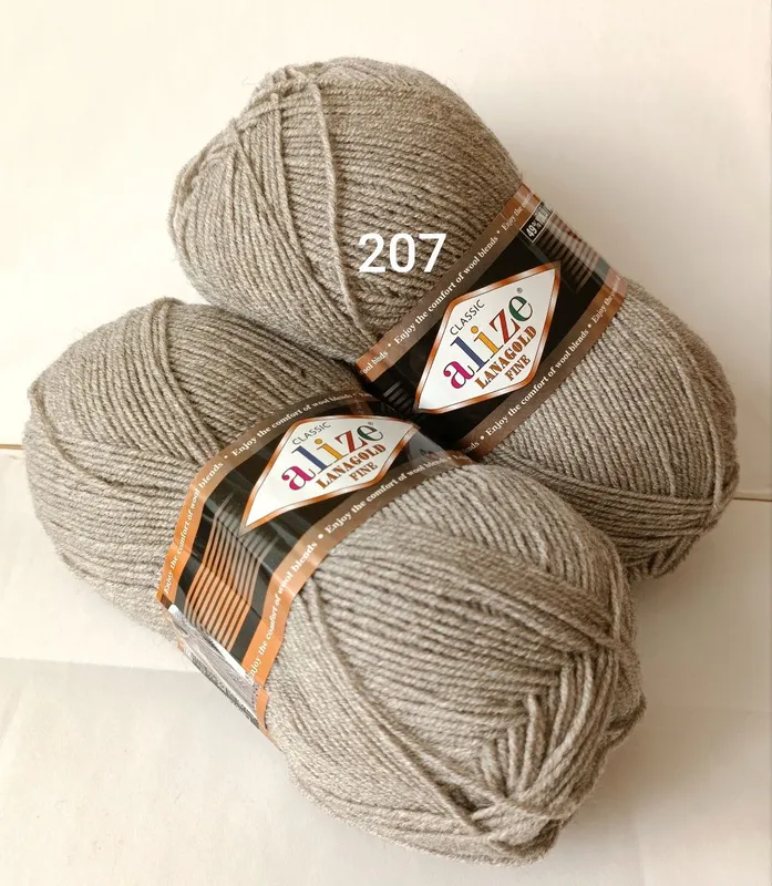 Пряжа Alize Lanagold Fine 207