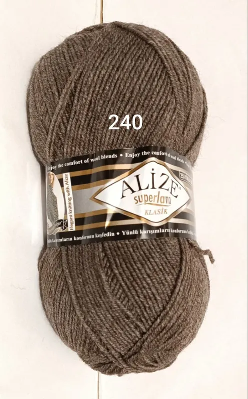 Пряжа Superlana Klasik 240