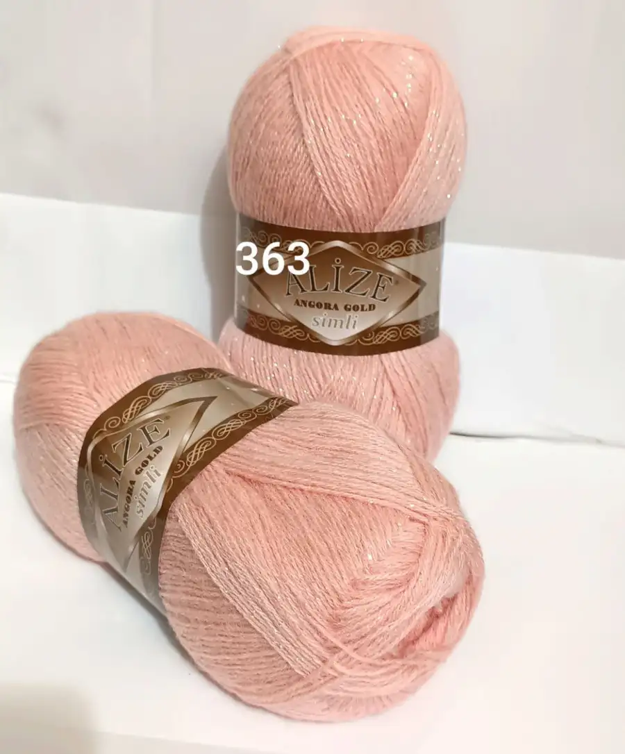 Пряжа ALIZE Angora Gold Simli 363