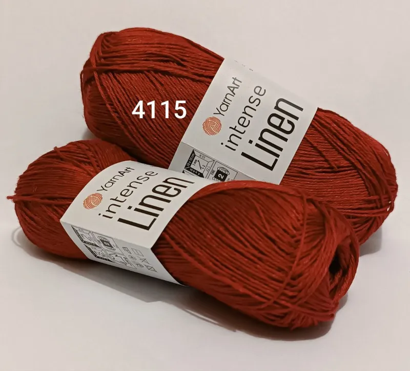 Пряжа лляна YarnArt Intense Linen 4115