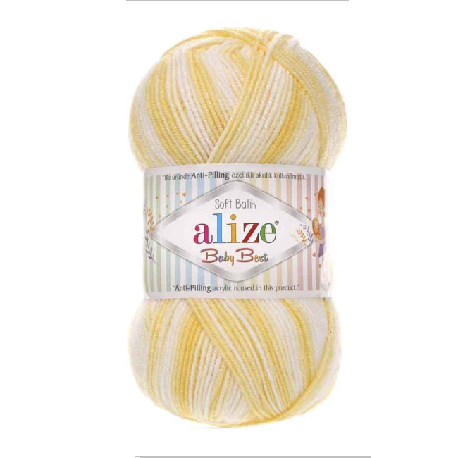 Пряжа Alize BabyBest Batik 6661