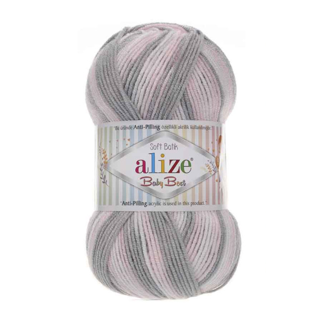 Пряжа Alize BabyBest Batik 6664