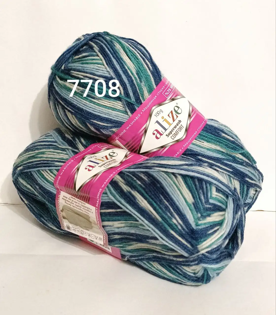 Пряжа Alize Superwash Comfort Socks 7708