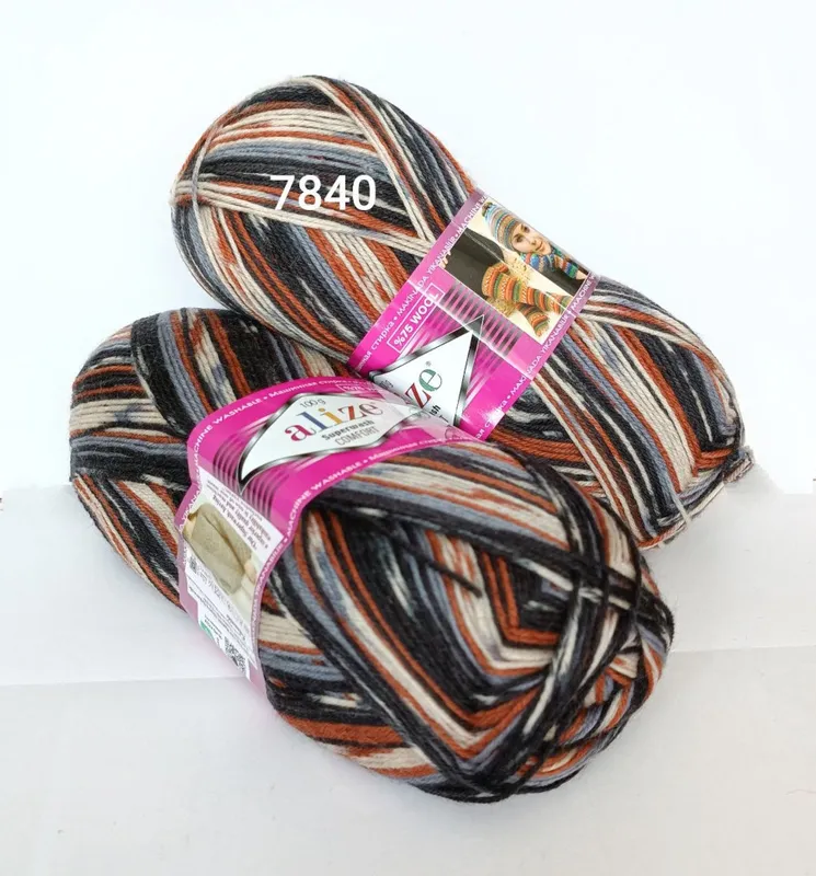 Пряжа Alize Superwash Comfort Socks 7840