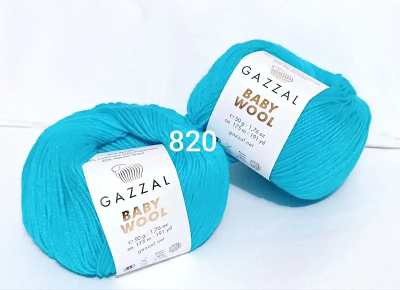 Пряжа Gazzal Baby Wool 820
