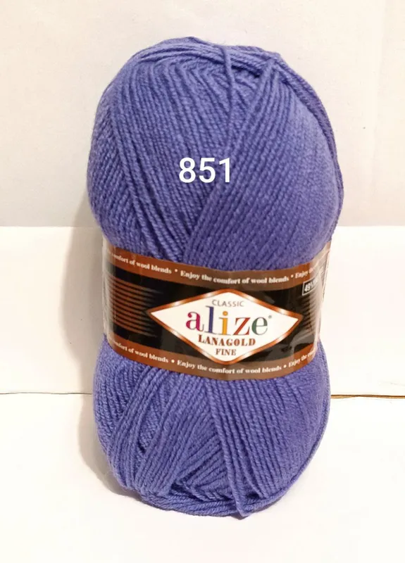 Пряжа Alize Lanagold Fine 851