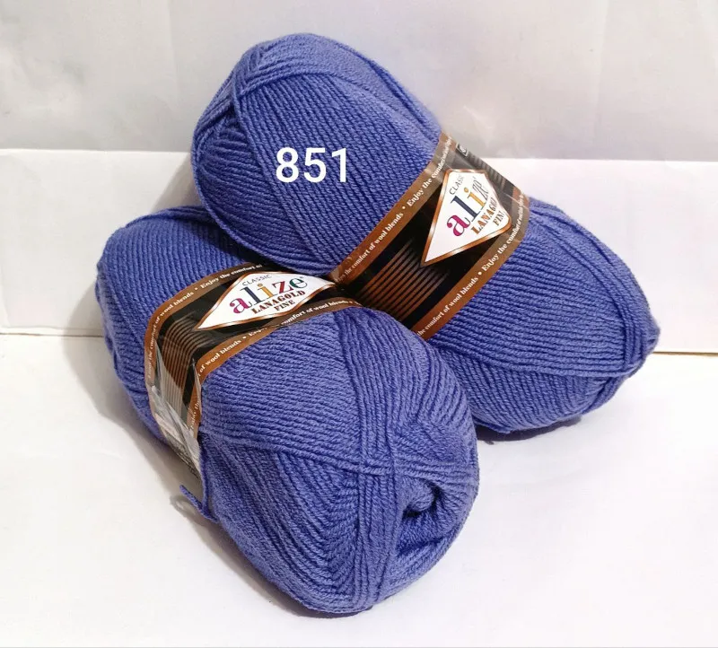 Пряжа Alize Lanagold Fine 851