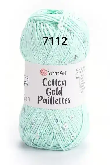 YarnArt Cotton Gold Paillettes